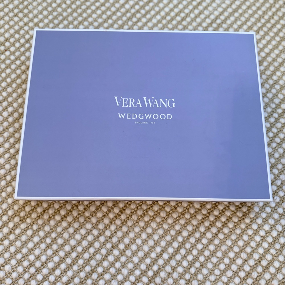 Vera Wang Wedgwood Silver Double 5x 7 frame- wedding Double Frame Pristine Gift